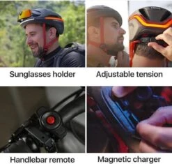 Livall EVO21 Black Medium - (Smart) Fietshelm - SOS Functie - LED Richtingaanwijzers - Smart Verlichting -BASIL Verkoop 1200x1143 13