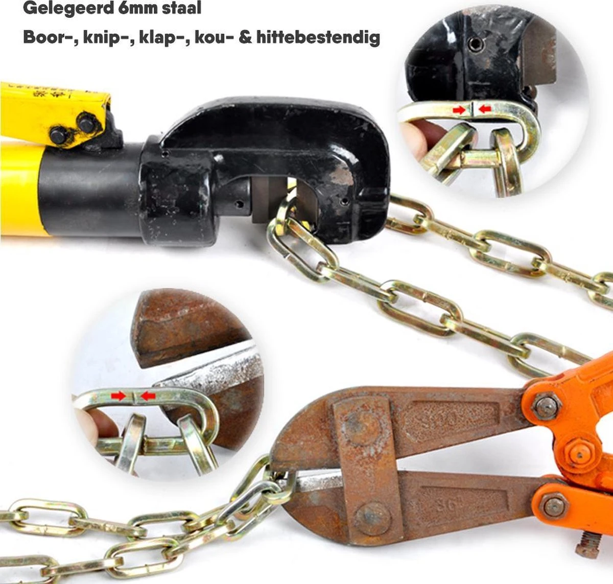 LLOCX Fiets Kettingslot Van 1 Meter + 2 Sleutels – 7mm Roestvrij Aluminium – Sluiten Zonder Sleutel – Insteekslot Met Groene Kliksluiting – Krasvrije & Scheurvrije Sleeve 2 LLOCX Fiets Kettingslot Van 1 Meter + 2 Sleutels – 7mm Roestvrij Aluminium – Sluiten Zonder Sleutel – Insteekslot Met Groene Kliksluiting – Krasvrije & Scheurvrije Sleeve - Afbeelding 2