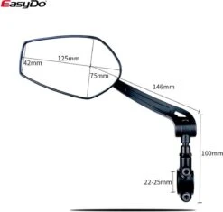 EasyDo Fietsspiegel Ebike Incl Grote Kijkhoek - Achteruitkijkspiegel - Links - 360º Verstelbaar - Multifunctioneel - Incl Inbussleutel 16 EasyDo Fietsspiegel Ebike Incl Grote Kijkhoek - Achteruitkijkspiegel - Links - 360º Verstelbaar - Multifunctioneel - Incl Inbussleutel -BASIL Verkoop 1200x1143 7
