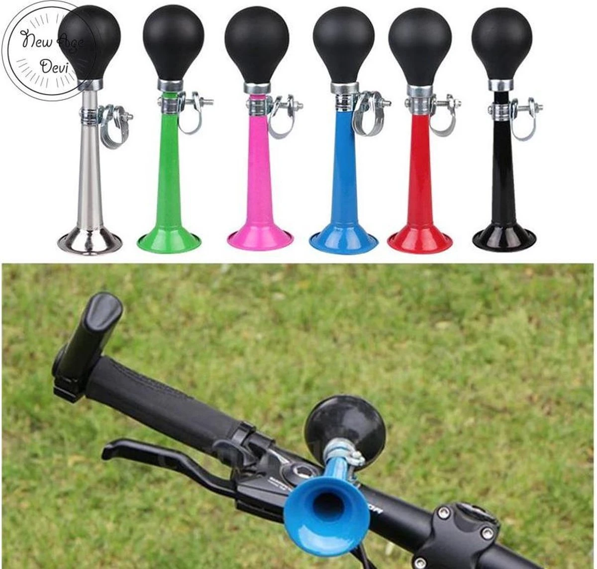 New Age Devi - Fiets Toeter - Roze 5 New Age Devi - Fiets Toeter - Roze - Afbeelding 5