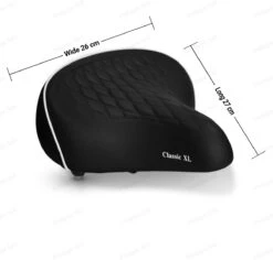Philippe Sail Fietszadel Black Classic XXL, Stijlvol En Comfortabel Zadel Voor Veel Fietsplezier, Ergonomisch, Groot Zadel, Zacht En Geschikt Voor Alle Fietsen Inclusief Elektrische Fietsen 5 Philippe Sail Fietszadel Black Classic XXL, Stijlvol En Comfortabel Zadel Voor Veel Fietsplezier, Ergonomisch, Groot Zadel, Zacht En Geschikt Voor Alle Fietsen Inclusief Elektrische Fietsen -BASIL Verkoop 1200x1145 6