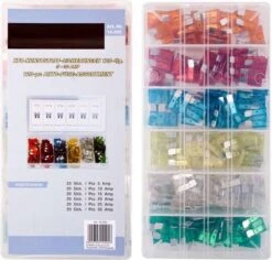 Benson Steekzekeringen Set - 120 Delig - Div Soorten AMP Zekeringen -BASIL Verkoop 1200x1147 10