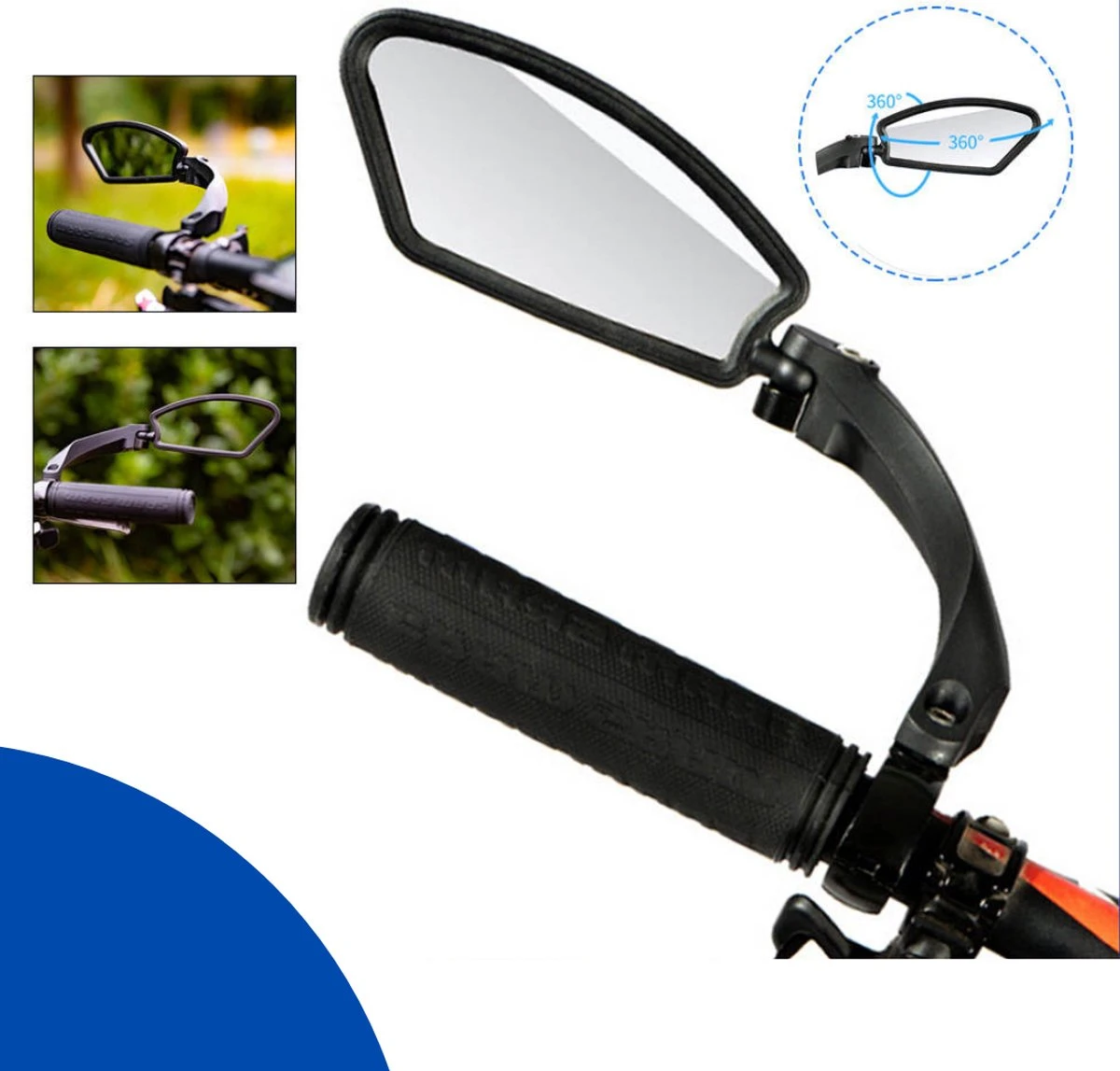 Fietsspiegel - Fietsspiegel Ebike - Links - Achteruitkijkspiegel - Fietsspiegel Op Stuur - Fiets Spiegel - Verstelbaar - Zwart - Stuurbevestiging - EJC Products 5 Fietsspiegel - Fietsspiegel Ebike - Links - Achteruitkijkspiegel - Fietsspiegel Op Stuur - Fiets Spiegel - Verstelbaar - Zwart - Stuurbevestiging - EJC Products - Afbeelding 5