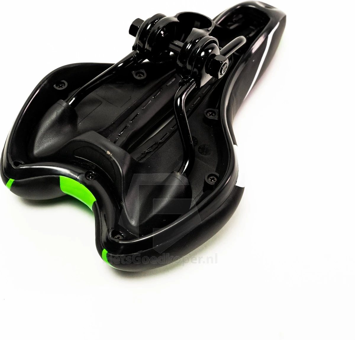 Voltano Sport Fietszadel – Gel Trekking Zadel – Met Uitsparing – Unisex - Zwart / Groen - Incl. Gratis Zadelstrop 7 Voltano Sport Fietszadel – Gel Trekking Zadel – Met Uitsparing – Unisex - Zwart / Groen - Incl. Gratis Zadelstrop - Afbeelding 7