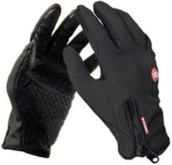 Merkloos Waterafstotende Neopreen Fietshandschoenen – Maat M