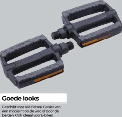 BBB Cycling SteadyRider Fietspedalen - Rubber Antislip - Stadsfiets & E-bike - Met Reflector - Zwart - BPD-44 7 BBB Cycling SteadyRider Fietspedalen - Rubber Antislip - Stadsfiets & E-bike - Met Reflector - Zwart - BPD-44 -BASIL Verkoop 1200x1152 7