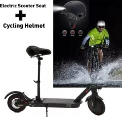 Fietshelm- Met Voor- En Achterlicht-Skatehelm -Maat-M-54 Tot 57 Cm-Helm Mat-Zwart - LED Verlichting -BASIL Verkoop 1200x1156