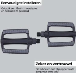 BBB Cycling SteadyRider Fietspedalen - Rubber Antislip - Stadsfiets & E-bike - Met Reflector - Zwart - BPD-44 6 BBB Cycling SteadyRider Fietspedalen - Rubber Antislip - Stadsfiets & E-bike - Met Reflector - Zwart - BPD-44 -BASIL Verkoop 1200x1158 15