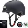 Fietshelm - Met Voor- En Achterlicht-Skatehelm - Maat-L 58-61cm-Helm Mat-Zwart - LED Verlichting 5 Fietshelm - Met Voor- En Achterlicht-Skatehelm - Maat-L 58-61cm-Helm Mat-Zwart - LED Verlichting -BASIL Verkoop 1200x1158 7