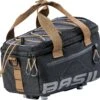 Basil Miles Trunkbag MIK - Bagagedragertas - Zwart/Grijs - 7 Liter