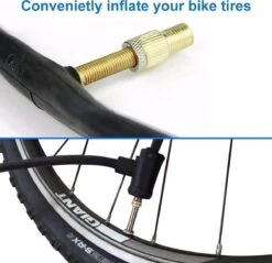 MMOBIEL 5 X Fietsventiel Presta Naar Schrader Adapter SV AV DV Dunlop Frans Ventiel -BASIL Verkoop 1200x1159 7