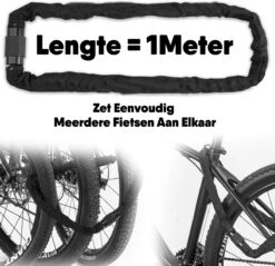 LLOCX Kettingslot Van 1 Meter + 2 Sleutels - 5mm Roestvrij Staal - 900gr. Aluminium - Krasvrij En Scheurvrij - Zwarte Sleeve - Sluiting Met Anti-Stofklep 12 LLOCX Kettingslot Van 1 Meter + 2 Sleutels - 5mm Roestvrij Staal - 900gr. Aluminium - Krasvrij En Scheurvrij - Zwarte Sleeve - Sluiting Met Anti-Stofklep -BASIL Verkoop 1200x1160 3
