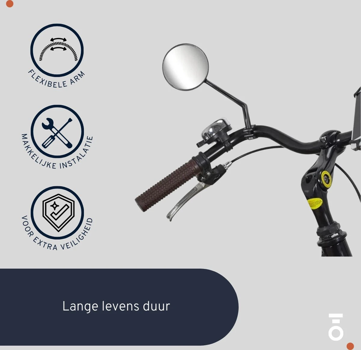 Fietsspiegel - Fietsspiegel EBike - Achteruitkijkspiegel - Flexibel - Flexibele Arm - Universele Verstelbare Fietsspiegel-Fiets Spiegel - Fietsspiegel Op Stuur - Electrische Fiets - 3 Fietsspiegel - Fietsspiegel EBike - Achteruitkijkspiegel - Flexibel - Flexibele Arm - Universele Verstelbare Fietsspiegel-Fiets Spiegel - Fietsspiegel Op Stuur - Electrische Fiets - - Afbeelding 3