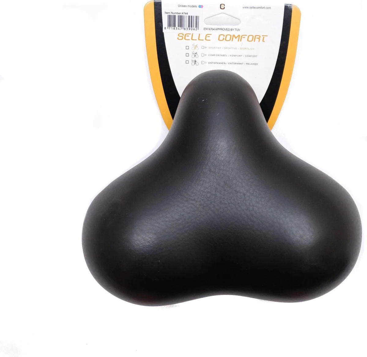 Selle Comfort Rocky - Fietszadel / Rokzadel Met Punt - Zwart - 23 CM 3 Selle Comfort Rocky - Fietszadel / Rokzadel Met Punt - Zwart - 23 CM - Afbeelding 3
