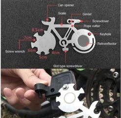 Merkloos Fiets Multitool - RVS Gereedschap Voor Fietsreparatie - Gadget Voor Fietsers -BASIL Verkoop 1200x1168 11
