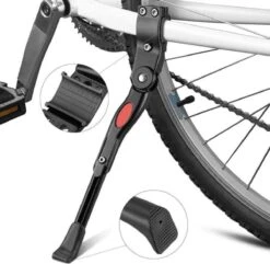 WiseGoods Mountainbike Standaard Universeel - MTB Kickstand - Fietsstandaard - Zijstandaard Fiets - Rubber Voet - 34 Cm - Zwart -BASIL Verkoop 1200x1169 2