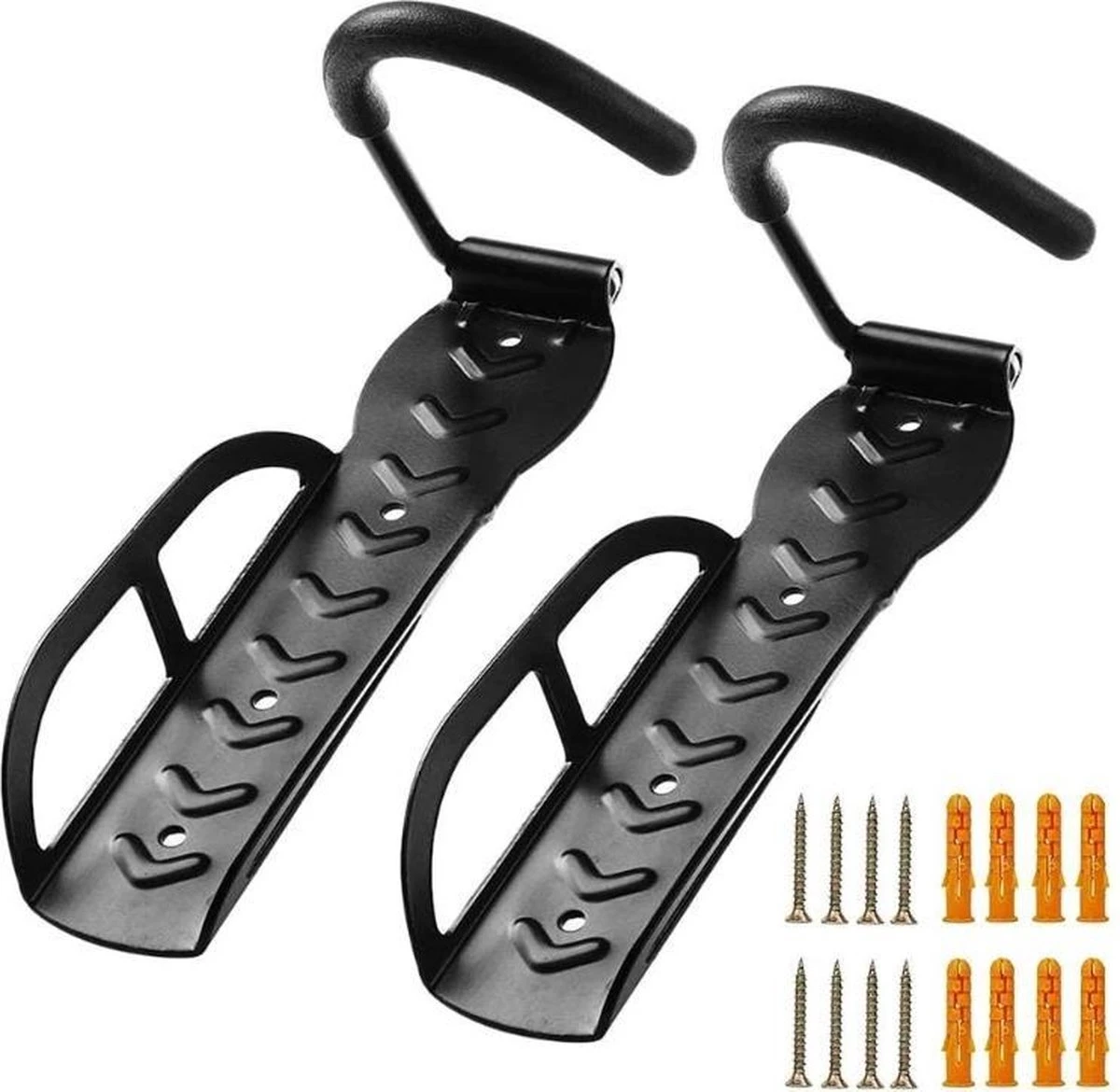 Merkloos Fiets Ophangsysteem 2x | Fietshaak | Muurbeugel | Ophangbeugel | Fietsbeugel | Fietsenrek 10 Merkloos Fiets Ophangsysteem 2x | Fietshaak | Muurbeugel | Ophangbeugel | Fietsbeugel | Fietsenrek - Afbeelding 10