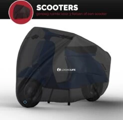 Merkloos Fietshoes - Voor 2 Fietsen Of 3 Fietsen - Waterdicht - Ultra Sterk & Dik - Premium PU Coating - Incl. Opberghoes -BASIL Verkoop 1200x1171 7