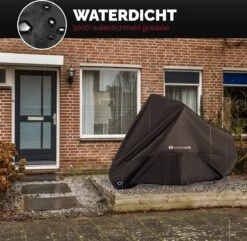 Merkloos Fietshoes - Voor 1 Fiets Of 2 Fietsen - Waterdicht - XXL - Ultra Sterk & Dik - Premium PU Coating - Met Opberghoes -BASIL Verkoop 1200x1171 8