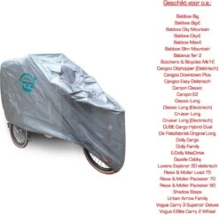 CUHOC Topkwaliteit Diamond Bakfietshoes Voor Grotere / Elektrische Bakfiets (met Huif) O.a. Bestemd Als: Babboe Hoes : Cruiser Hoes : Dolly Hoes : Vogue Hoes : Urban Arrow Family Hoes 14 CUHOC Topkwaliteit Diamond Bakfietshoes Voor Grotere / Elektrische Bakfiets (met Huif) O.a. Bestemd Als: Babboe Hoes : Cruiser Hoes : Dolly Hoes : Vogue Hoes : Urban Arrow Family Hoes -BASIL Verkoop 1200x1174 6