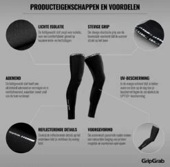 GripGrab - Light Leg Warmers Lente Herfst Fiets Beenstukken Beenwarmers - Zwart - Unisex - Maat M -BASIL Verkoop 1200x1175 8