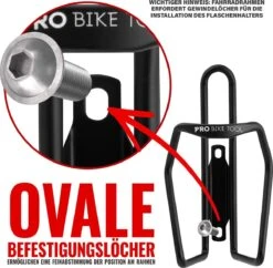 PRO BIKE TOOL Bidonhouder - Modern Buisontwerp - Mat Zwart - Stevige Bidonhouder, Ideaal Voor Racefietsen En Mountainbikes. -BASIL Verkoop 1200x1176 14