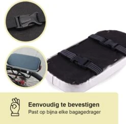 Lynnz® Bagagedrager Kussen - Fietskussen Achter - Bagagedragerkussen - Kussentje - Fiets Kussen -BASIL Verkoop 1200x1179 14