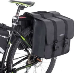 L-BRNO - FIETSTAS - DUBBELE FIETSTAS - WATERAFSTOTEND - MET GRATIS FIETSHOES- REFLECTOREN - OOK VOOR ELECTRISCHE FIETSEN -BASIL Verkoop 1200x1180 2