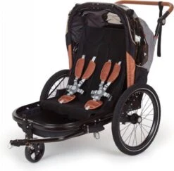 Bobike 2-in-1 Fietskar En Wandelwagen - Zwart/bruin 13 Bobike 2-in-1 Fietskar En Wandelwagen - Zwart/bruin -BASIL Verkoop 1200x1181 5