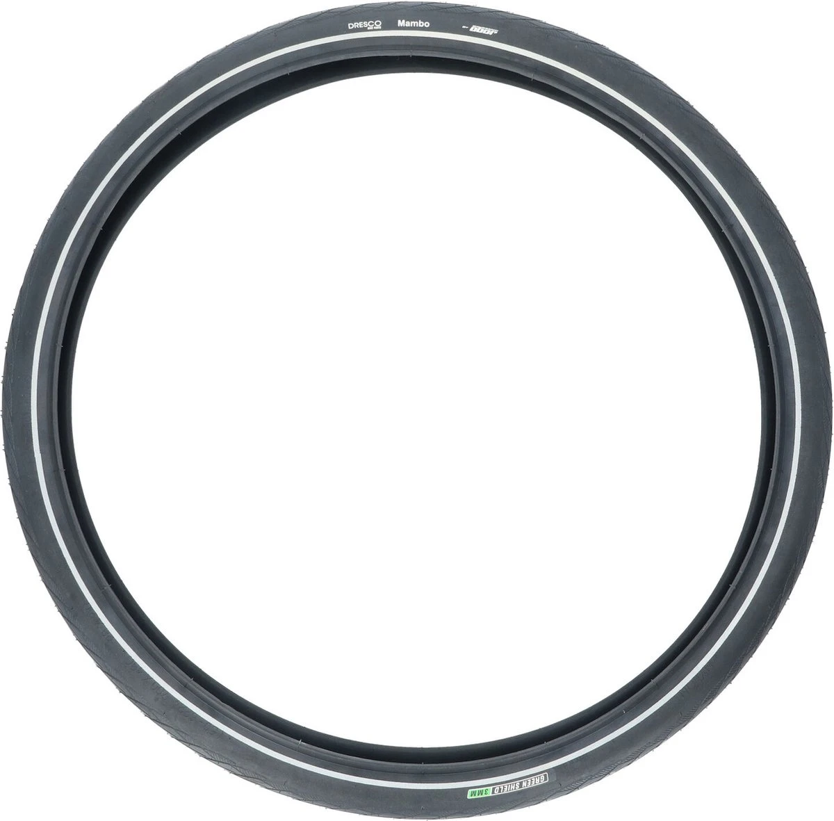 Dresco Anti-Lek Buitenband Mambo 28 X 2.00 (50-622) Reflectie Zwart 2 Dresco Anti-Lek Buitenband Mambo 28 X 2.00 (50-622) Reflectie Zwart - Afbeelding 2