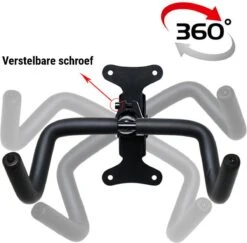 Professioneel Fiets Ophangsysteem - Verstelbaar - Muurbeugel Voor Fietsen - Fietshaak - Ophangbeugel - Fietsbeugel - Fiets Ophangrek -BASIL Verkoop 1200x1182 7