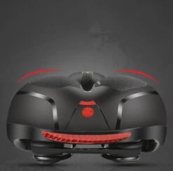 Voltano Fietszadel Met Gelpads - Zwart/Rood - Uitsparing - Zadelvering - Unisex - Incl. Gratis Zadelstrop -BASIL Verkoop 1200x1184 12