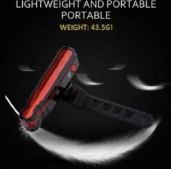 Merkloos Fietsverlichting USB Oplaadbaar Fiets Achterlicht LED Laser -BASIL Verkoop 1200x1184 28