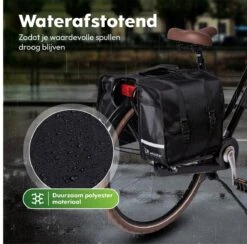 Ekostar® Online Shopping - Fietstassen Dubbel - Waterafstotend - Fietstas - 46 Liter - Fietstassen Elektrische Fietsen -BASIL Verkoop 1200x1185 3
