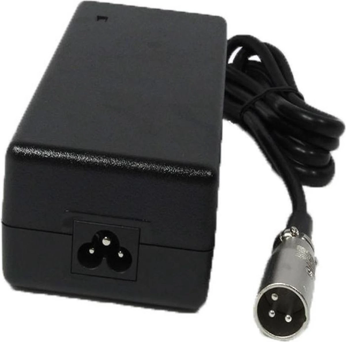 Universele Fietsaccu Lader - Elektrische Fietsoplader - 24V - 2A - Met XLR 3 Pins Stekker 1 Universele Fietsaccu Lader - Elektrische Fietsoplader - 24V - 2A - Met XLR 3 Pins Stekker