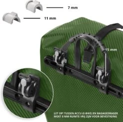 Dutch Mountains Enkele Fietstas | Sterke En 100% Waterdichte Fietstas En Schoudertas In 1 | 24 Liter | Groen 17 Dutch Mountains Enkele Fietstas | Sterke En 100% Waterdichte Fietstas En Schoudertas In 1 | 24 Liter | Groen -BASIL Verkoop 1200x1188