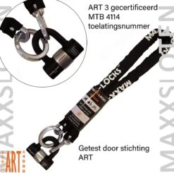 Maxx-Locks Naseby Scooterslot / Brommerslot ART 3 Kettingslot + Loop - 120cm -BASIL Verkoop 1200x1189 5