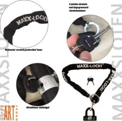 Maxx-Locks Naseby Scooterslot / Brommerslot ART 3 Kettingslot + Loop - 150cm -BASIL Verkoop 1200x1191 3