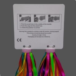 Entergoods® Stuurslingers - Fiets Versiering Kinderen - Stuurversiering Slingers - Handvat Streamers Voor Meisjes - Streamers Voor Jongens - Groen Oranje Paarse Franjes - 2 Stuks - 24 CM - Stuurslingers Voor Kinderfiets -BASIL Verkoop 1200x1193 12