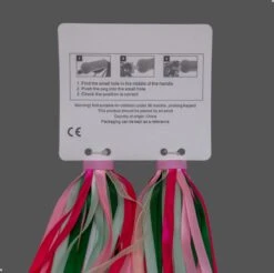 Entergoods® Stuurslingers - Fiets Versiering Kinderen - Stuurversiering Slingers - Handvat Streamers Voor Meisjes - Streamers Voor Jongens - Roze Groen Franjes - 2 Stuks - 24 CM - Stuurslingers Voor Kinderfiets -BASIL Verkoop 1200x1193 15