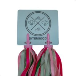 Entergoods® Stuurslingers - Fiets Versiering Kinderen - Stuurversiering Slingers - Handvat Streamers Voor Meisjes - Streamers Voor Jongens - Roze Groen Franjes - 2 Stuks - 24 CM - Stuurslingers Voor Kinderfiets -BASIL Verkoop 1200x1193 16