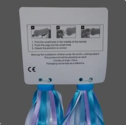 Entergoods® Stuurslingers - Fiets Versiering Kinderen - Stuurversiering Slingers - Handvat Streamers Voor Meisjes - Streamers Voor Jongens - BlauwPaarse Franjes - 2 Stuks - 24 CM - Stuurslingers Voor Kinderfiets -BASIL Verkoop 1200x1193 18