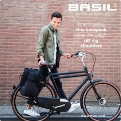 Basil Flex Fietsrugzak - Enkele Fietstas - 17 Liter - Zwart -BASIL Verkoop 1200x1198 14