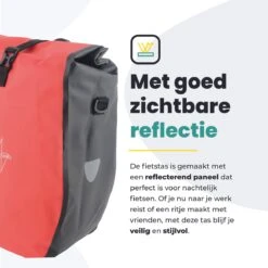 Voltano Luxe Fietstas 28L - Enkele Pakaftas - Zwart / Rood - 100% Waterdicht - Gratis Schouderband 18 Voltano Luxe Fietstas 28L - Enkele Pakaftas - Zwart / Rood - 100% Waterdicht - Gratis Schouderband -BASIL Verkoop 1200x1199 8