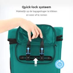 Dyken Fietstas Enkele - Waterdicht - Fietsrugzak - Schoudertas - 25L - Turquoise -BASIL Verkoop 1200x1200 102