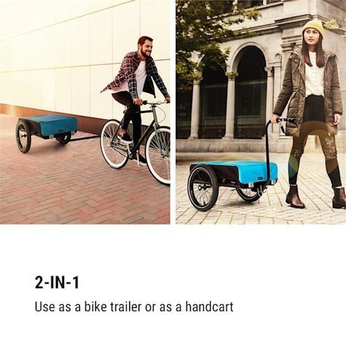 Klarfit Cargo Bull Aanhangwagen - Bagagefietskar - Fietsaanhanger - 50 Liter Laadruimte - 16" Luchtbanden - Voor Max. 40 Kg Lading 6 Klarfit Cargo Bull Aanhangwagen - Bagagefietskar - Fietsaanhanger - 50 Liter Laadruimte - 16" Luchtbanden - Voor Max. 40 Kg Lading - Afbeelding 6