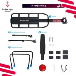 Mountainbike Bagagedrager En Spatbord - Fiets Rek Achter Met QR - Pro Sport Lights - MTB/ Racefiets Fietszadeldrager -BASIL Verkoop 1200x1200 1101