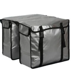 Lastpak Bisonyl Dubbele Fietstas - 46 L - Zilver -BASIL Verkoop 1200x1200 111