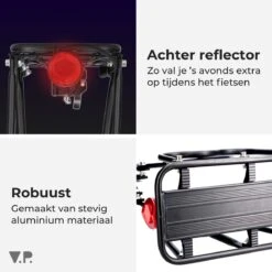 V.P.®Quick Release Bagagedrager Fiets – Opzetdrager & Bagagedrager Mountainbike – Mountainbike Accesoires Bagagedragerplaat – Bagagedrager – Bagagedragers 14 V.P.®Quick Release Bagagedrager Fiets – Opzetdrager & Bagagedrager Mountainbike – Mountainbike Accesoires Bagagedragerplaat – Bagagedrager – Bagagedragers -BASIL Verkoop 1200x1200 1113