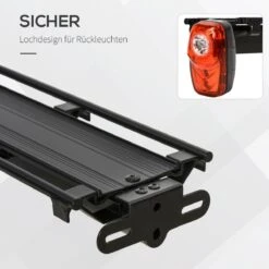 Merkloos Universele Fiets Bagagedrager - Voor Achterop Zadelpen Mountainbike/MTB/Racefiets - Achter Bagage Drager Rek - Met Quick Release Fietsframe Bevestiging - Bagagerek - Lichtgewicht Aluminium - Zwart -BASIL Verkoop 1200x1200 1123